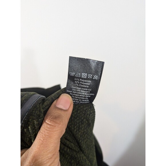 Alphalete Top Men Sz L Dark Long Sleeve Athletic Pullover 1/4 Zip Activewear - Picture 8 of 9